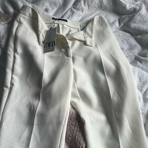 White Zara pants